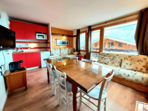 Charmant 2P rénové avec balcon, proche commerces, casier à ski et parking, Plagne 1800 - FR-1-351-160